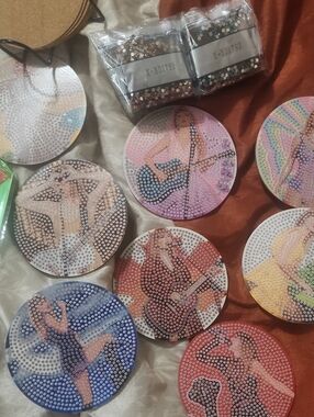 Taylor Swift DIY Coaster Diamond Art. 8 Coasters